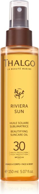 Thalgo Riviera Sun Beautyfying Suncare Oil SPF30 huile sèche nourrissante activateur de bronzage SPF 30 150 ml