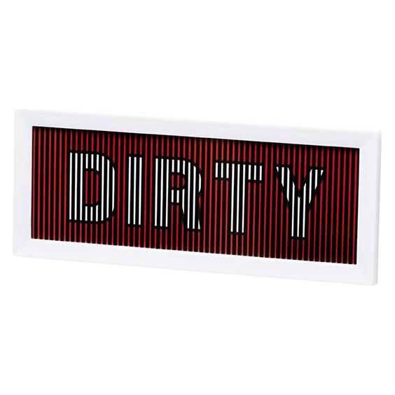 Peleg Design - Dishwasher sign - DishDash - Red/Green - 3 inches (PE291)