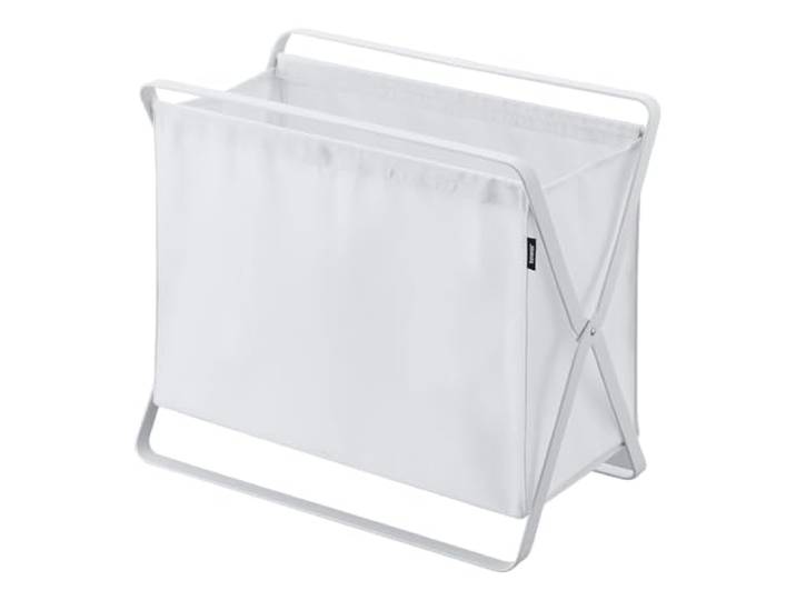 Yamazaki 3544 TOWER Storage Basket\, white\, Steel / Polyester / Polypropylene\, 46 x 29 x 40 cm