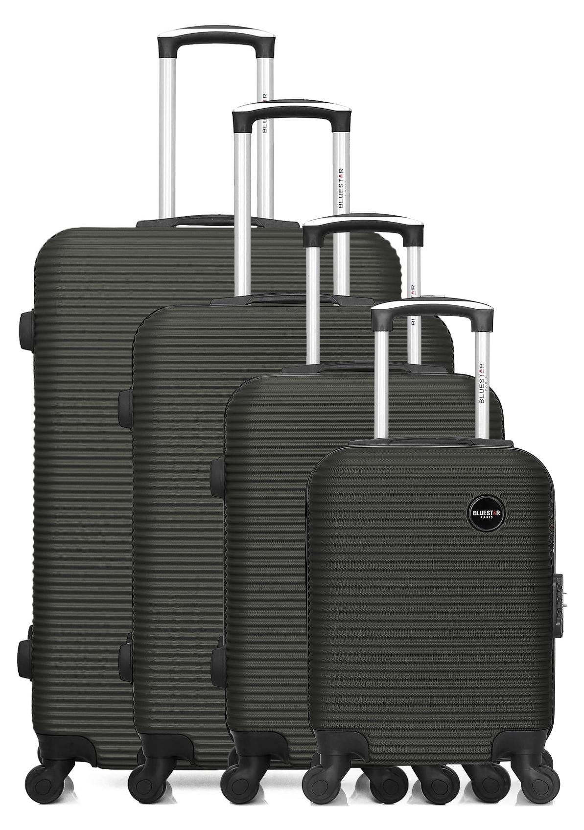 BLUESTAR - 4er-Set LONDON-M-Koffer, 75 cm, 4 Rollen
