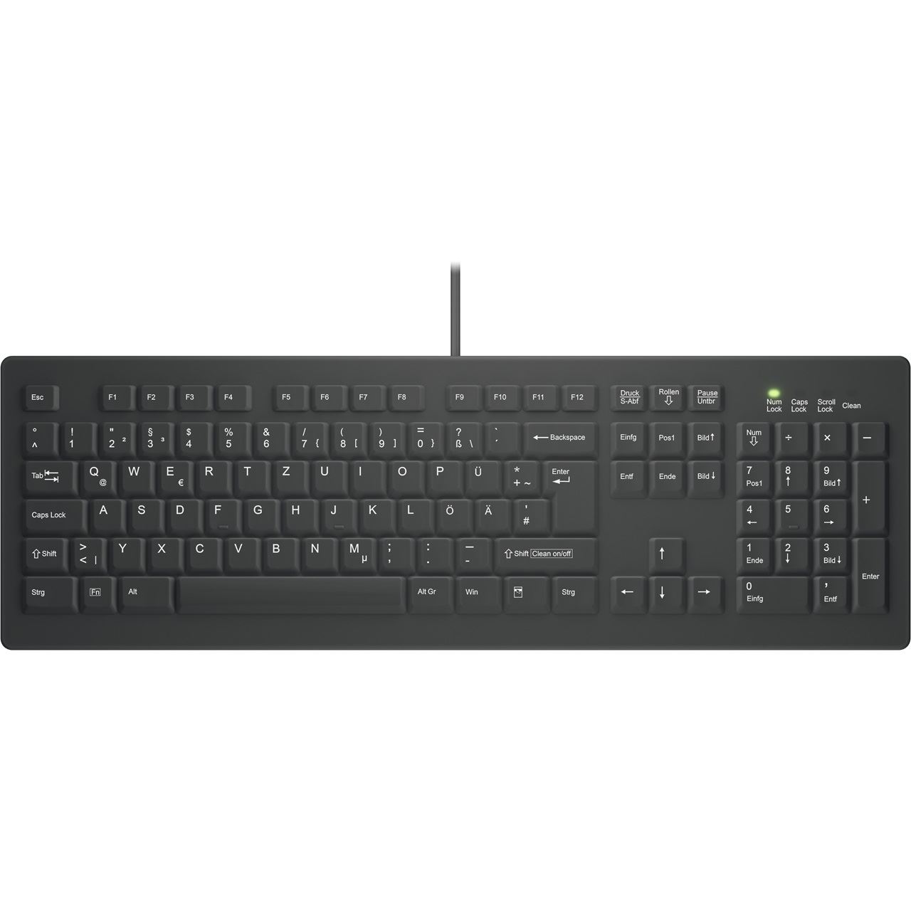 Contour Active Key AK-C8100 USB Deutsch schwarz (kabelgebunden)