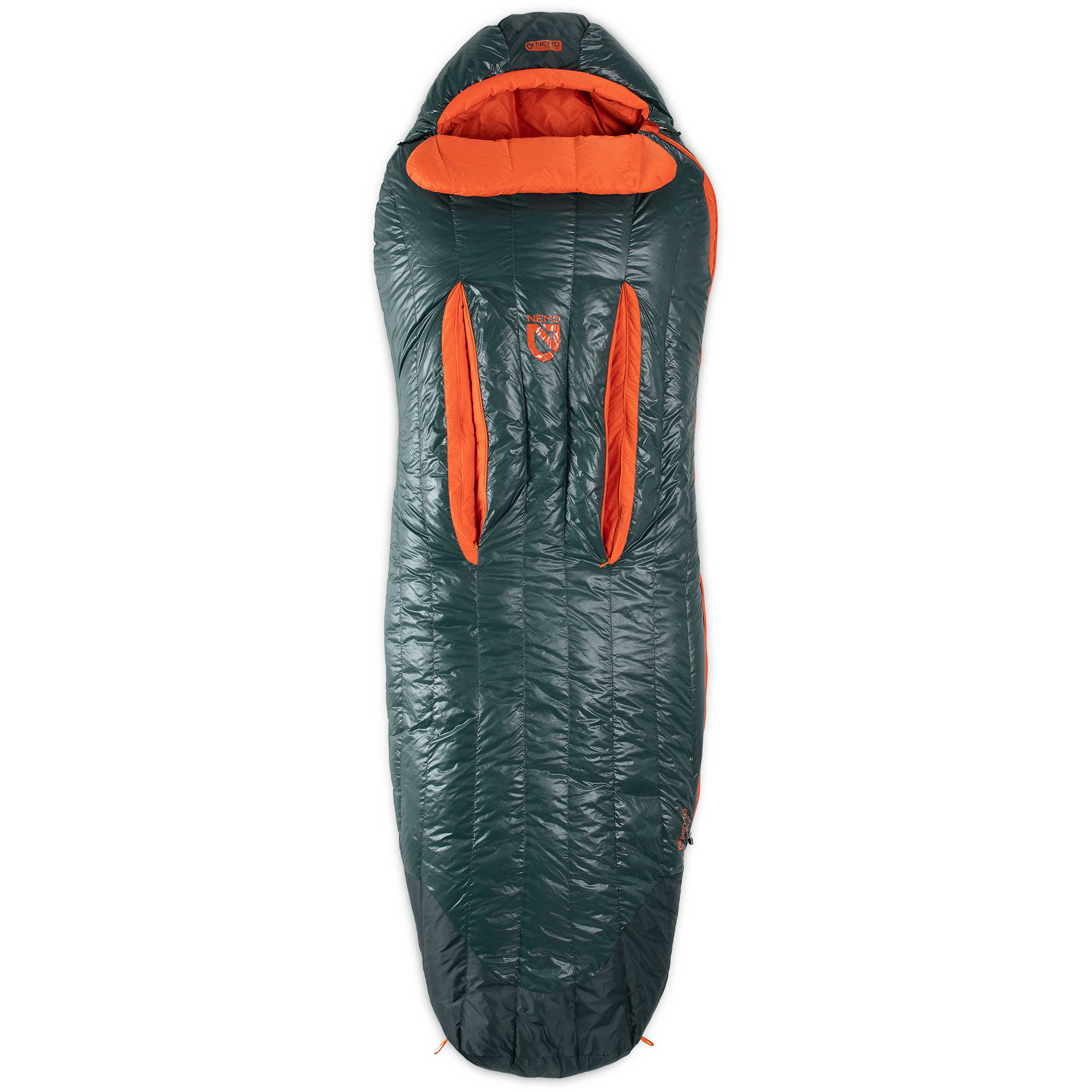 Nemo Equipment Riff 15 Schlafsack Herren Daunenschlafsäcke grau Größe max. 183cm Trekking Wasserabweisend