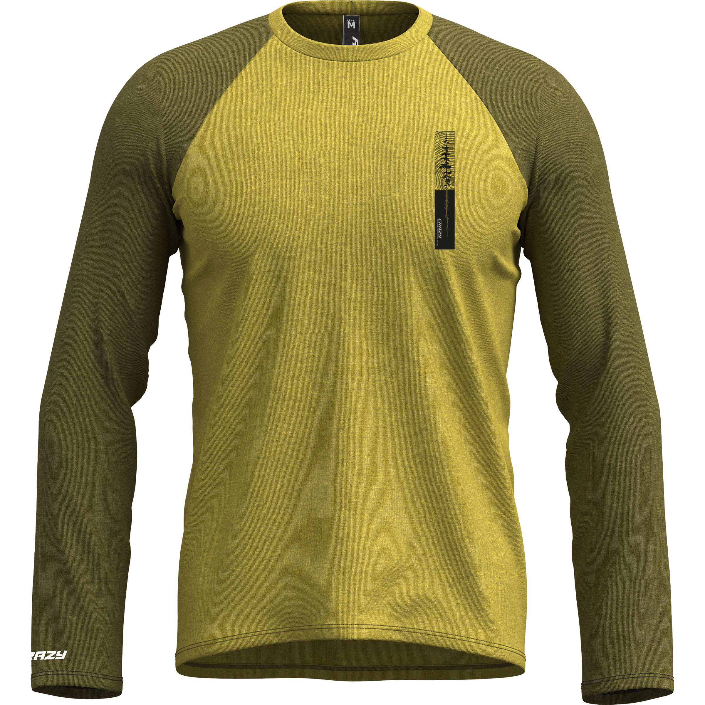 Crazy Gulliver Herren Longsleeves oliv Größe XL Lifestyle Hautfreundlich