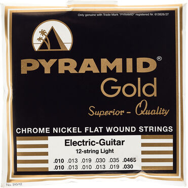 Pyramid Gold Nickel Flatwound 310/12
