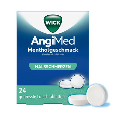 Wick AngiMed Mentholgeschmack 5 mg/1 mg Lutschtab. 24 St Lutschtabletten