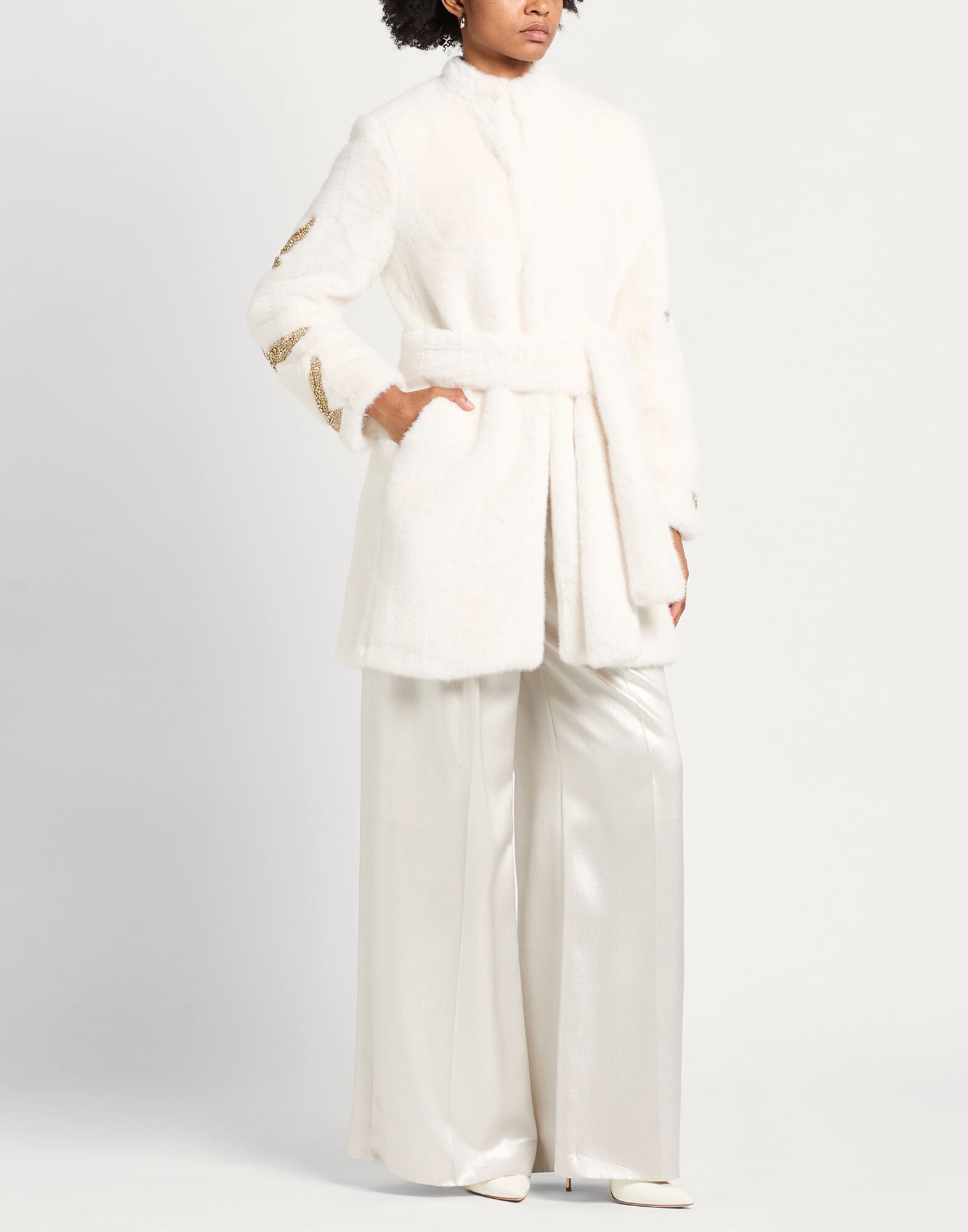 Trash & Luxury Abrigo Mujer Beige XS Mujer