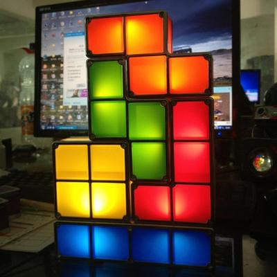 GreatGadgets LLC Retro Tetris Gamer Lamp Cool Gaming Lighting For Home & Office, Great Gift For Birthday Retro Tetris Gamer Lamp Cool Gaming Lighting For Home & Office, Great Gift For Birthday