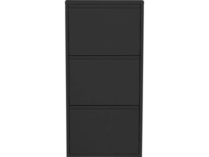 Schoenenkast Caruso 3 laden zwart Kare Design