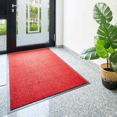 Fußmatte OTTO HOME "Emil", rot, B:80cm H:6mm L:120cm, Polyamid, Teppiche, Fußmatte, Schmutzfangmatte für den Innenbereich, unifarben