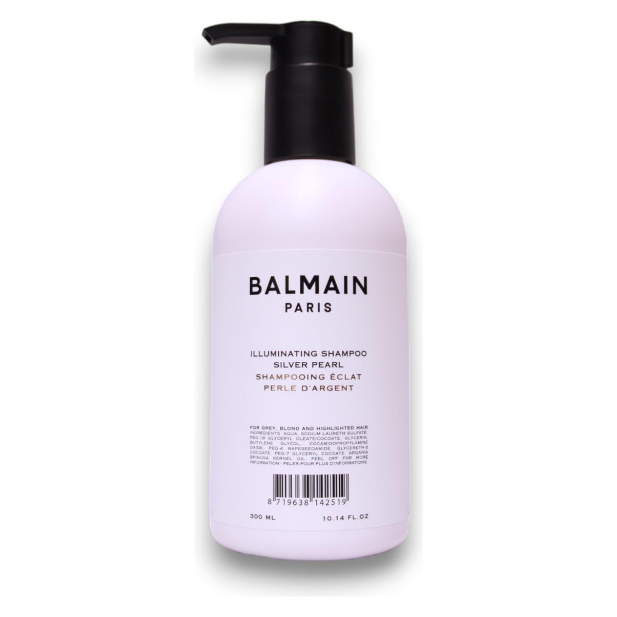 Balmain Illuminating Shampoo Silver Pearl Shampoo Correcting Shade Forond And Gray Hair 300Ml (300 ml) (8719638142519)