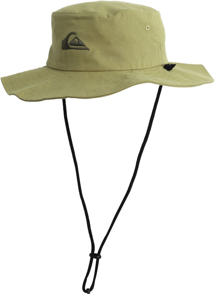 Strohhut QUIKSILVER "Bushmaster", Herren, Gr. S, khaki, Baumwolle, Hüte Strohhut