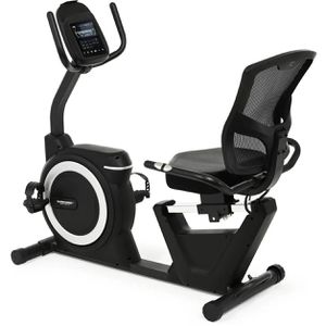 Christopeit Ergometer RS4000 10kg Schwungmasse, Liegeergometer, mit Bluetooth & Pulsmesser, 32-stufiger Magnetwiderstand