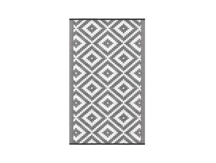 Outdoor Teppich KALUA 150 x 90 cm grau/weiss