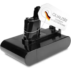 Cellonic Akku für Dyson DC45, DC34, DC35,  DC44 Animal, SV, Multi floor, DC31, DC56, Staubsauger Zubehör, Schwarz