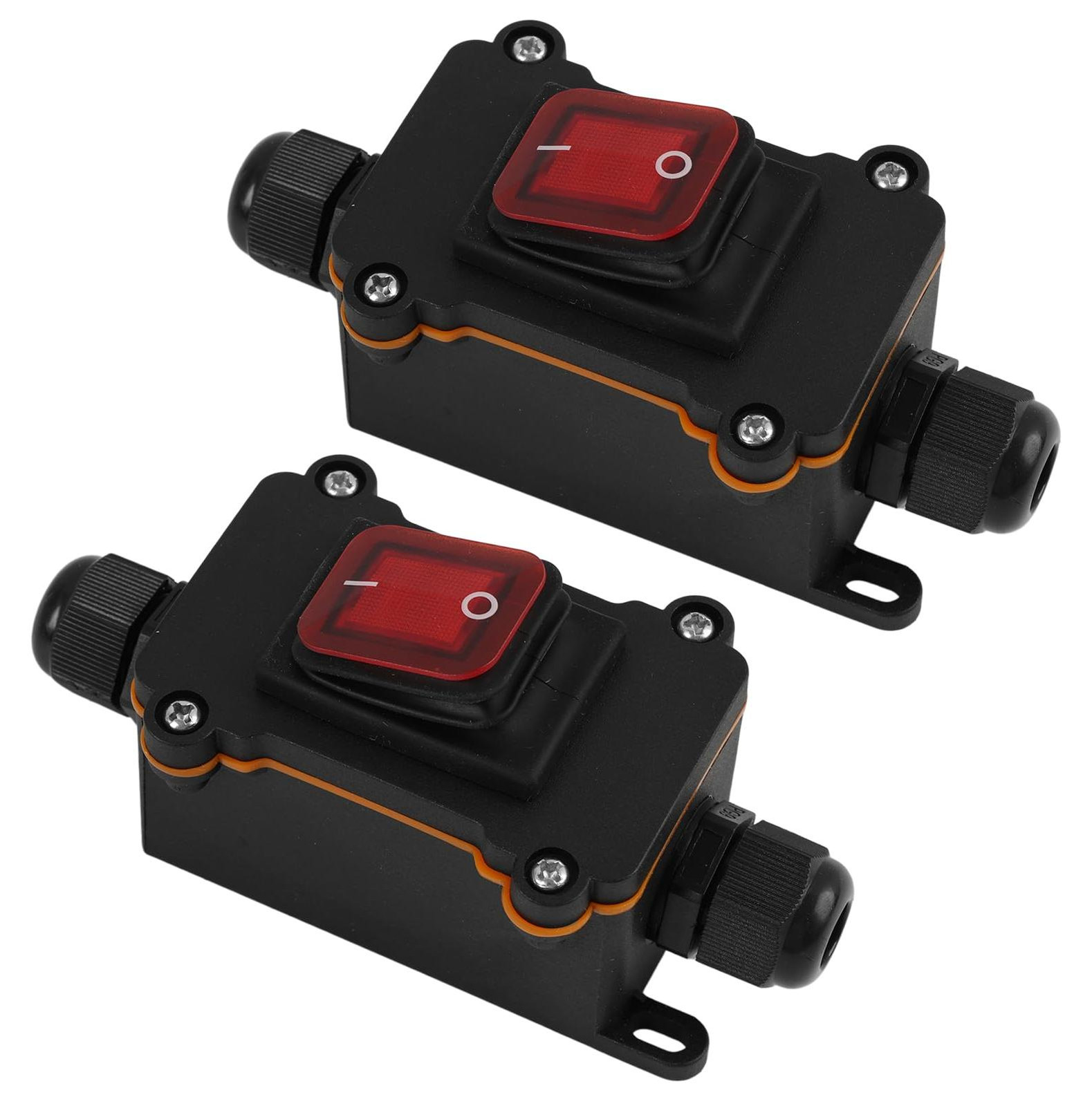 Dripio 2-delige set waterdichte tuimelschakelaars, IP65, 230V, 30A, DPST