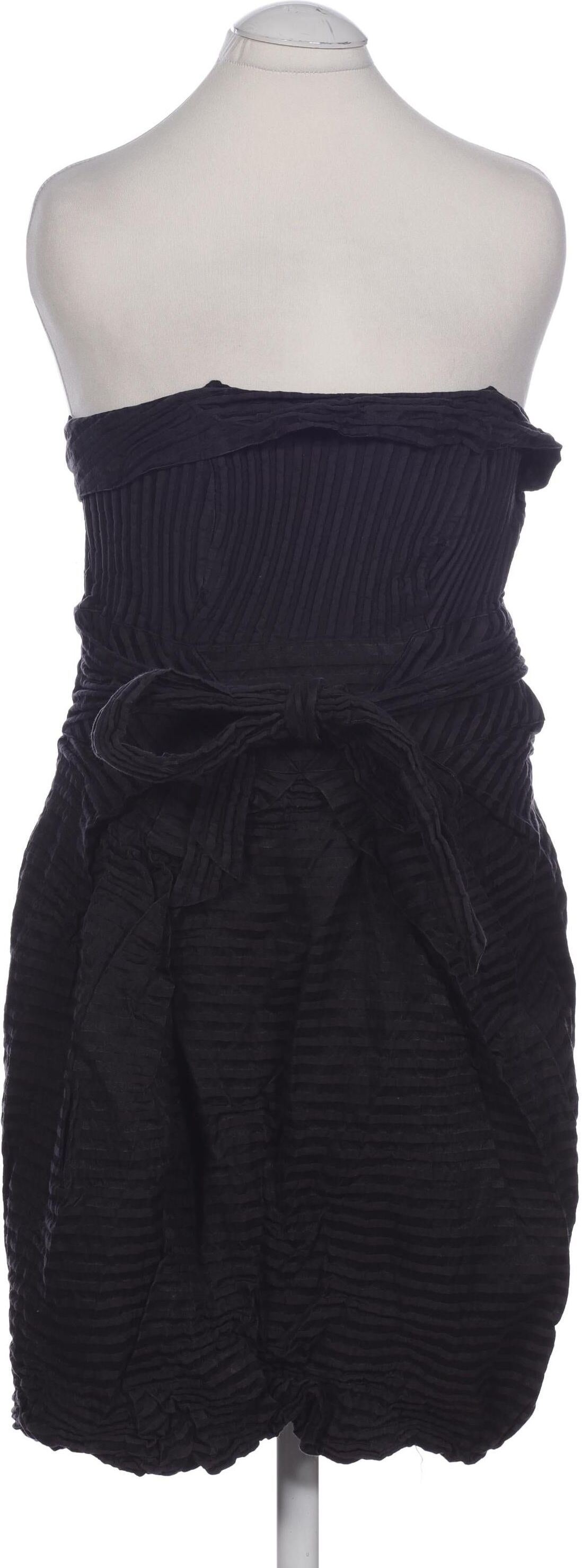Warehouse Damen Kleid, Schwarz, Gr. EU 34, Seide / Baumwolle - Second Hand