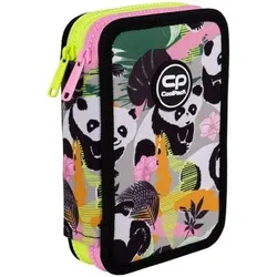 Coolpack, Etui, Double decker school pencil case with equipment Jumper 2 PANDA GANG