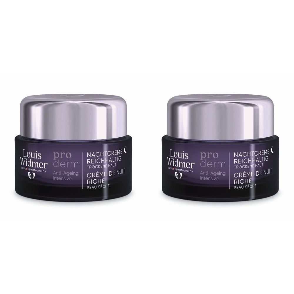 Widmer proderm Nachtcreme reichhaltig o.P. 2x 2x50 ml Creme