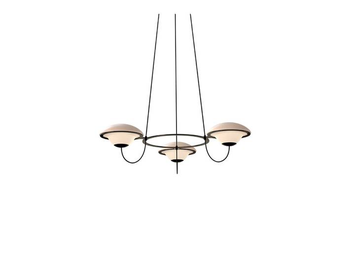 In the Air 3 Pendelleuchte Schwarz - DCW - Wohnzimmer - Metall