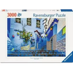 Ravensburger 12001893 Erwachsenenpuzzle 3000 Teile - Marokko in Blau