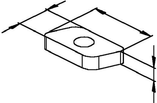 Niedax Écrou coulissant GSM 406 (GSM 406)