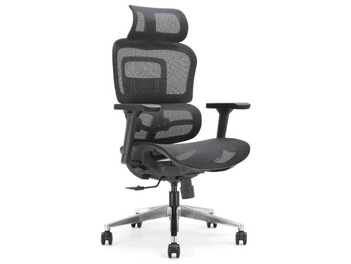 Fauteuil bureau Ergonomique Mesh Soutien lombaire bulle Appui-tête Accoudoirs 3D Assise coulissante – Basculant synchrone –