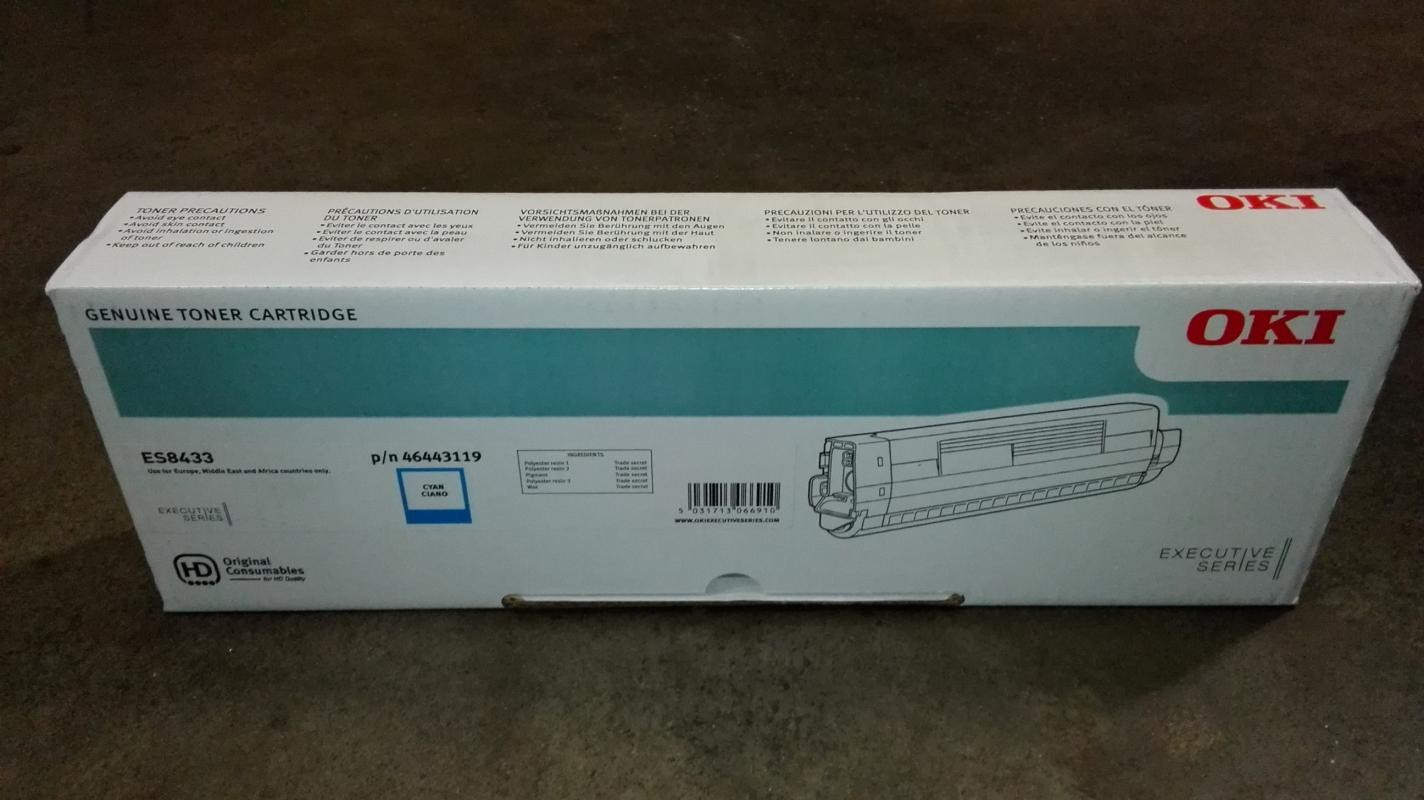 OKI tonercartridge ES8433 cyaan met een opbrengst van 10.000 pagina's