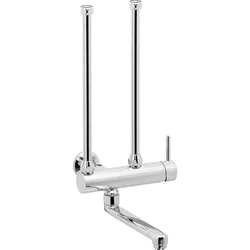 Einhebelmischer für Elektro-Warmwasserbereiter KWC ND Ausladung 192 mm chrom