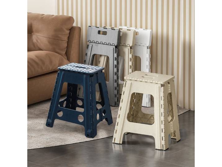 Tabouret pliant en plastique portable, épaissi et robuste pour adultes, idéal pour salle de bain, douche, petit siège, maison, bureau, mobilier