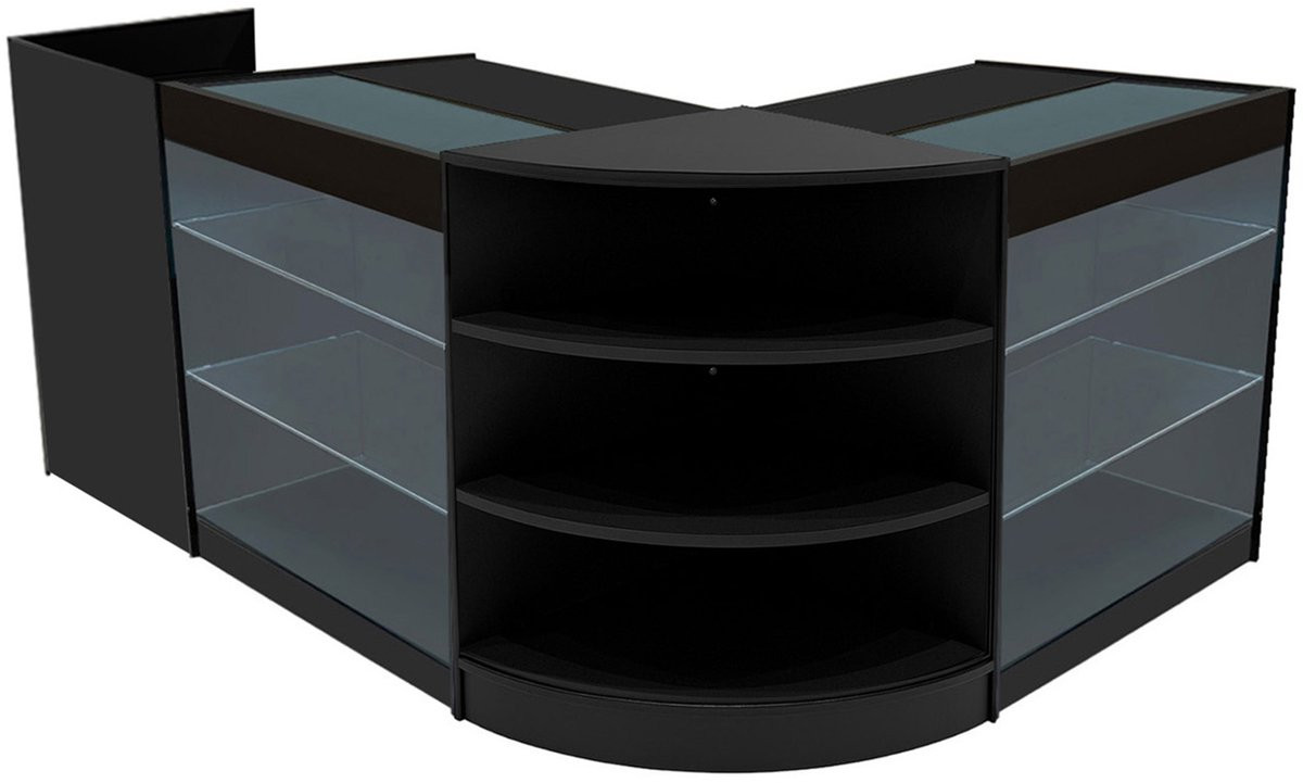 Astro led winkeltoonbank set zwart melamine - LM60, TB60 & 2x K900