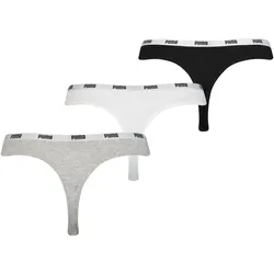 3er Pack PUMA String white / grey / black M