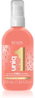 Revlon Professional UniqOne All In One Curls Treatment tratamento capilar 10 em 1 para cabelo encaracolado 230 ml. UniqOne All In One Curls Treatment