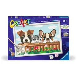 Ravensburger CreArt - Malen nach Zahlen - Cats and Dogs