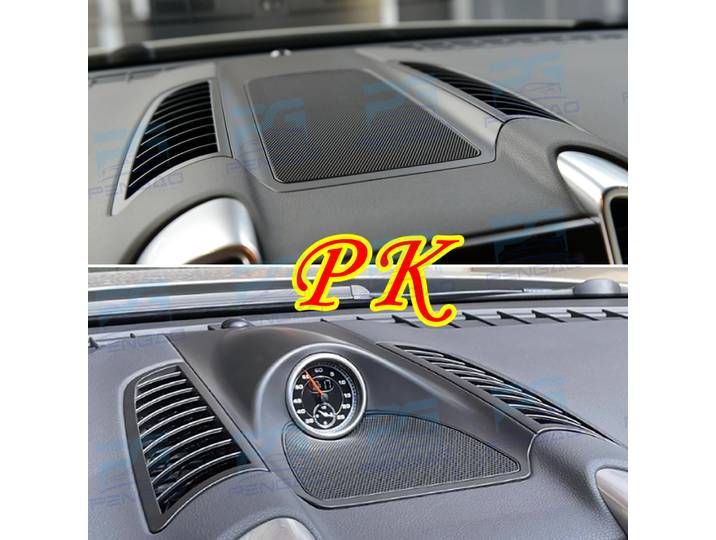 Pour Porsche Cayenne 958 2010-2017, chronomètre de voiture, boussole, horloge, affichage de l'heure, couverture de console de tableau de bord, accessoires intérieurs électroniques