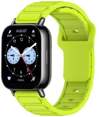 Everyday Crate Xiaomi Watch 22mm Silicone Watch Band Quick Release Adjustable Replacement Strap lime Green