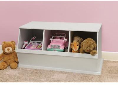 Taylor & Olive Malva Three Bin Stackable Storage Cubby