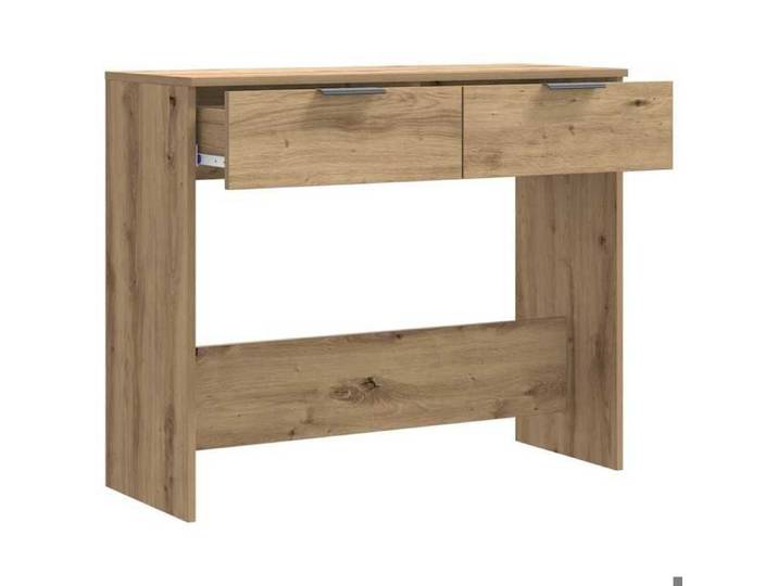 Magnifique Table console chêne artisanal 90x36x75 cm bois d'ingénierie - design polyvalent - pour maison - Brun 18.8 kg 2026_729639