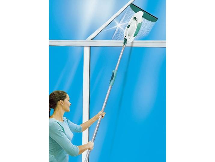 Fensterreiniger von LEIFHEIT, Türkis/Weiss, Fenstersauger-Set