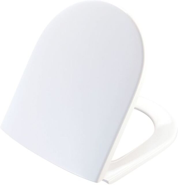 Pressalit Objecta D WC-Sitz 172011-BQ6999 weiß polygiene, mit Deckel, Standard, Universal-Kippankerscharnier BQ6, Edelstahl