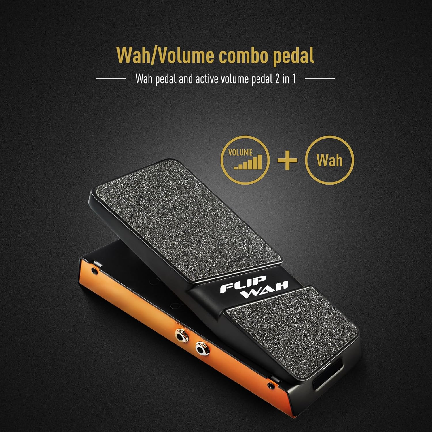 SONICAKE Active Wah Pedal FlipWah Effect – 2-in-1 Combo Guitar Effects Pedal