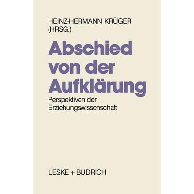 Abschied von der Aufklärung?, Taschenbuch von , VS Verlag für Sozialwissenschaften, 978-3-8100-0798-8