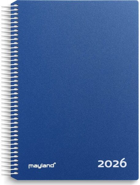 Mayland 2026 Timekalender, Plast, Blå