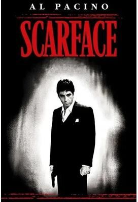 Uplift Essentials Al Pacino Scarface Gangster Poster Iconic Movie Art Canvas Painting & Wall Picture For Living Room Decor style 4 11.8 X 15.7 In