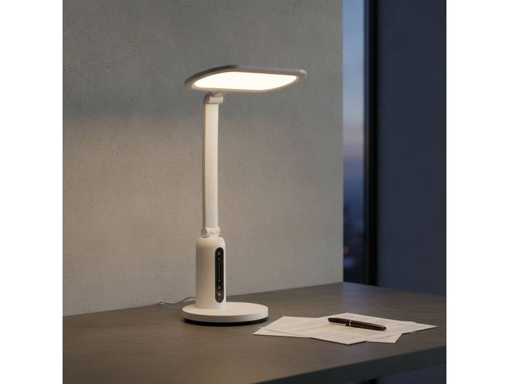 Witte bureaulamp Biolight anti-UV Lyora - 109388