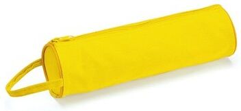 Trousse personnalisable à stylo Celes polyester jaune