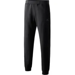 ERIMA Kinder Sweatpant mit Bündchen, Größe 140 in Schwarz Schwarz