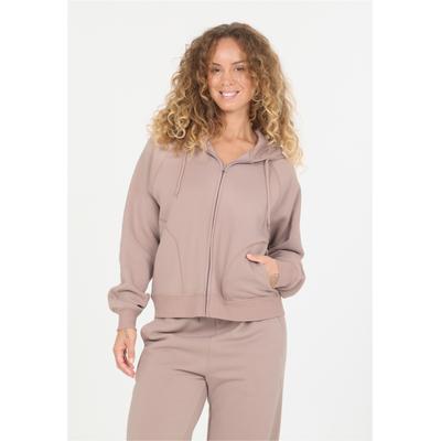 Sweatshirt NOU "Nelle", Herren, Gr. 36, beige (altrosa), 60% Baumwolle, 40% Polyester, meliert, normal, ohne Ausschnitt, Sweatshirts Sweatshirt, bequemes Tragegefühl