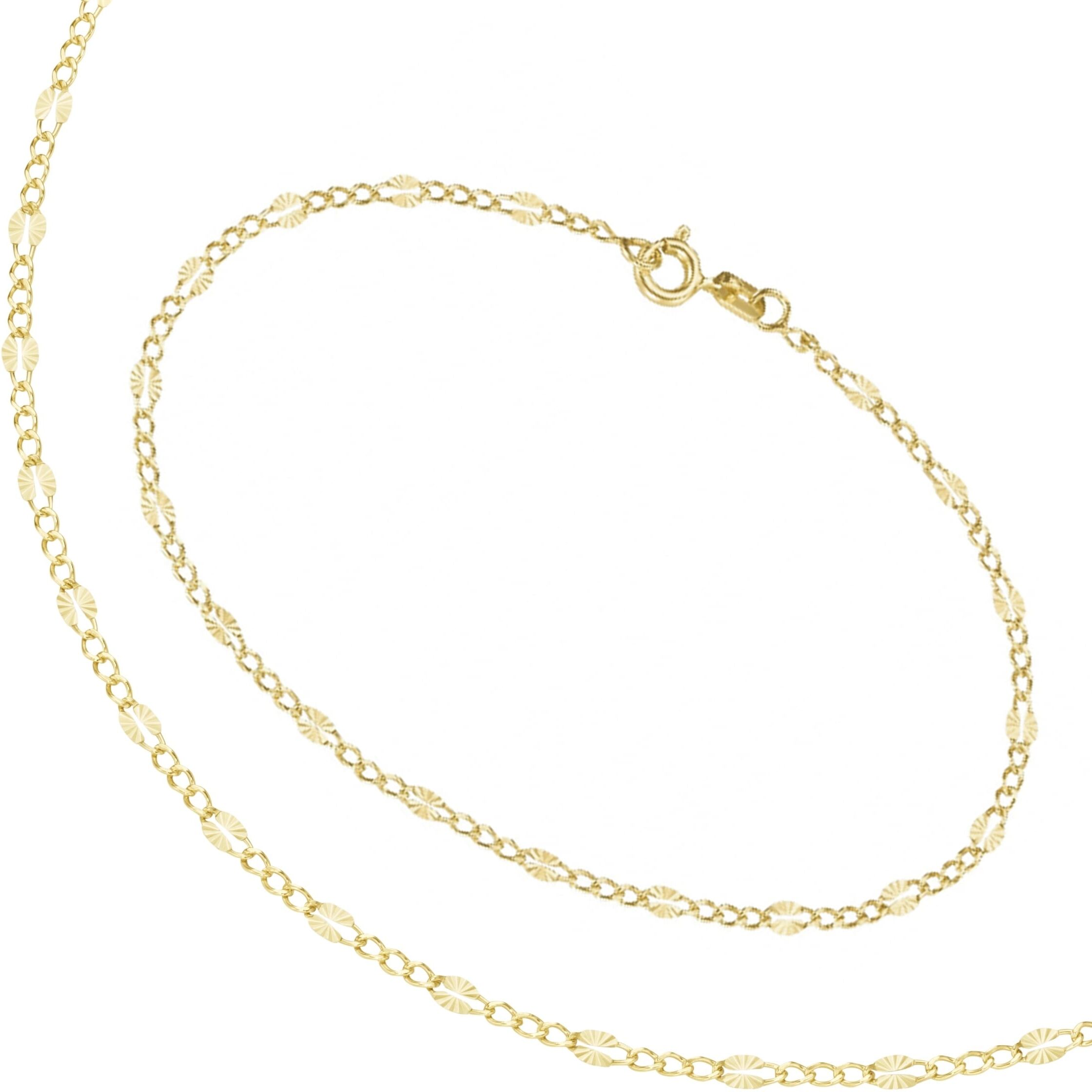 Ketten und Armband Set FIRETTI "Multipack Schmuck Geschenk Silber 925 Armkette Halskette", gold (gelbgoldfarben), Schmuck_Sets, Silber 925 (Sterlingsilber), Ketten und Armband Set