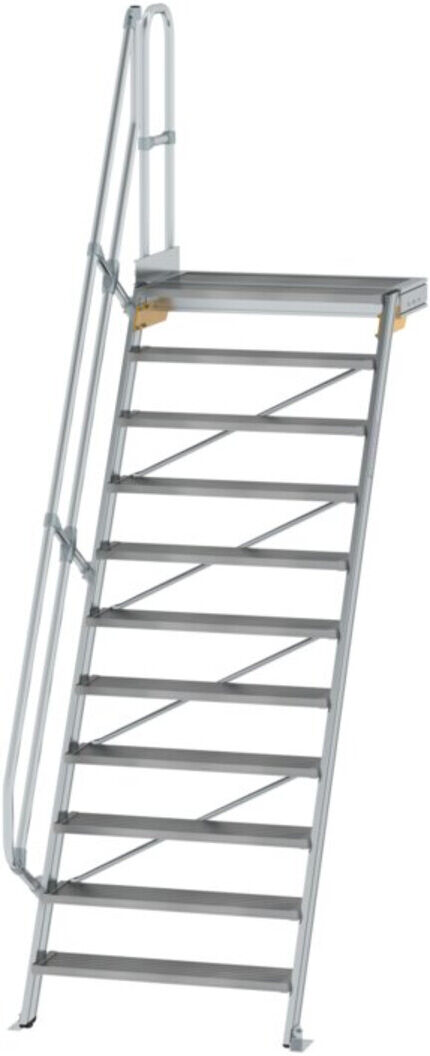 MUNK Aluminium-Treppe Plattform 60° 11 Stufen (600411)