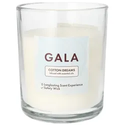 6 `GALA` Duftkerze im Glas Ø 10,5 cm · 12,4 cm weiss - Cotton Dreams `Tokio Large`